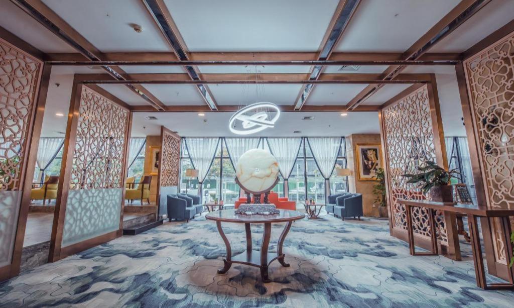 Linyi Blue Horizon Intenational Hotel Exterior foto