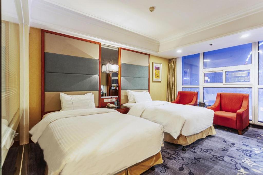 Linyi Blue Horizon Intenational Hotel Exterior foto