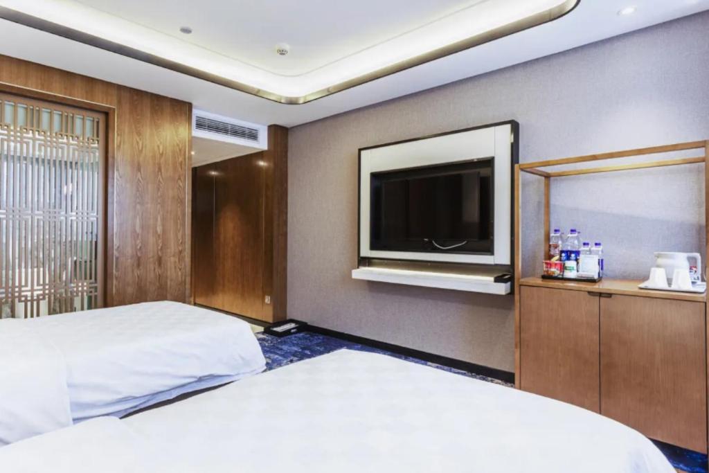 Linyi Blue Horizon Intenational Hotel Exterior foto